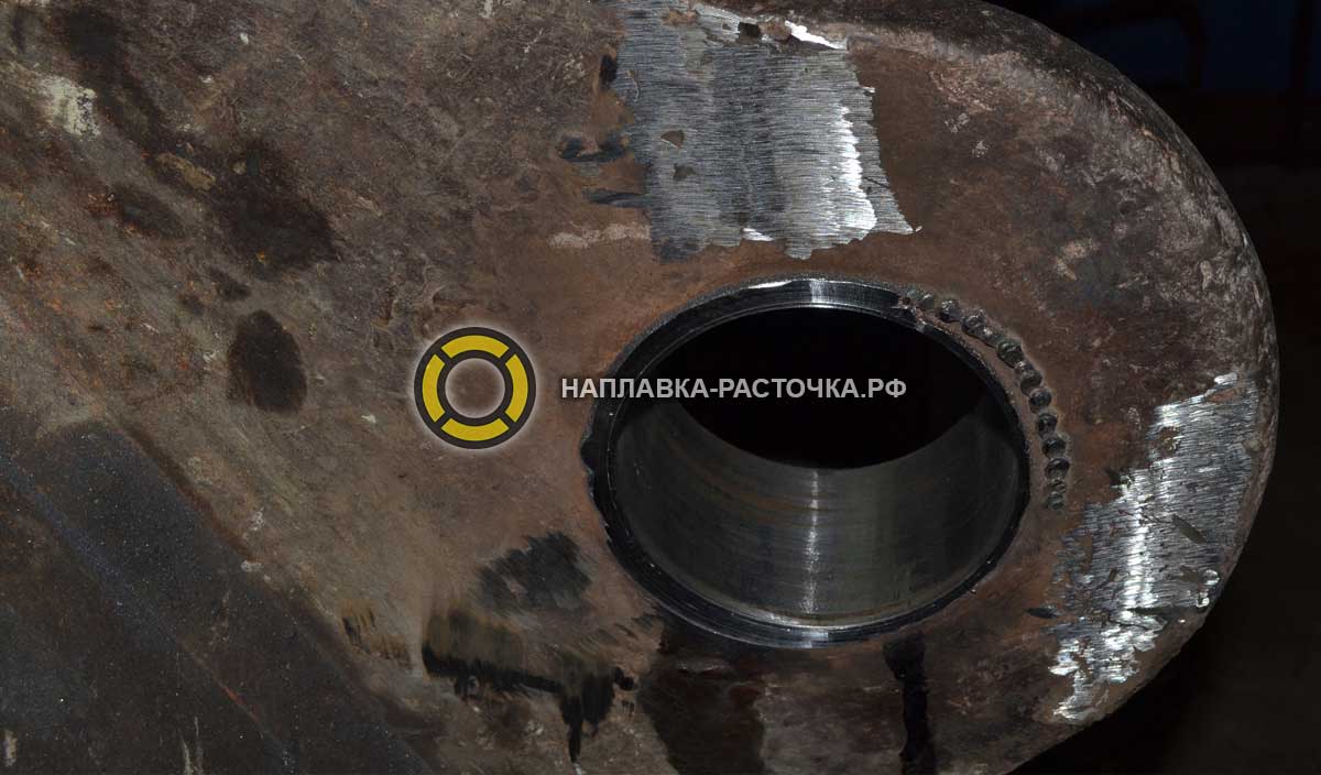 Восстановление проушины ковша