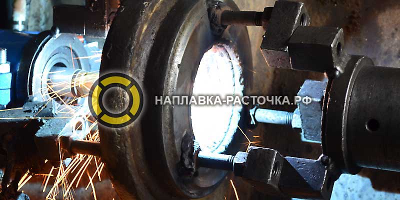 Восстановление проушины экскаватора