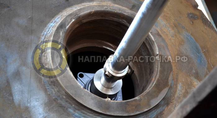 Отверстие до ремонта| Компания Weldbore © 2018