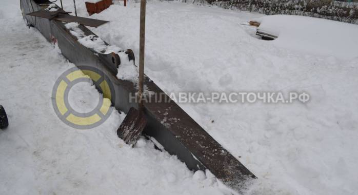 Восстановление металлоконструкции рукояти экскаватора VOLVO (без латок) | Компания Weldbore © 2018