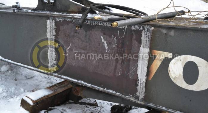 Восстановление порванной стрелы экскаватора VOLVO | Компания Weldbore © 2018 Восстановление порванной стрелы экскаватора VOLVO | Компания Weldbore © 2018