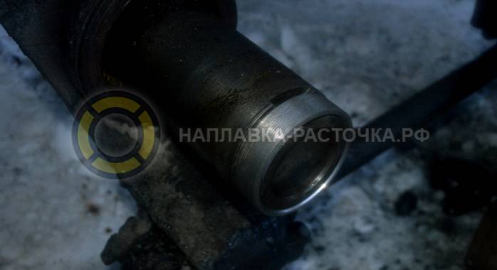 Восстановление резьбового соединения вала балансира SCANIA | Компания Weldbore © 2018 Восстановление резьбового соединения вала балансира SCANIA | Компания Weldbore © 2018