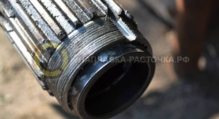 Восстановление резьбы оси картера заднего моста КАМАЗ | Компания Weldbore © 2018 Восстановление резьбы оси картера заднего моста КАМАЗ | Компания Weldbore © 2018