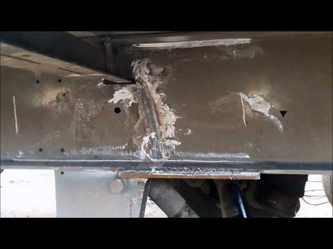 Embedded thumbnail for Восстановление разорванной рамы полуприцепа