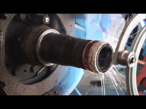 Embedded thumbnail for Автоматическая наплавка и расточка полуосей грузового автомобиля MACK