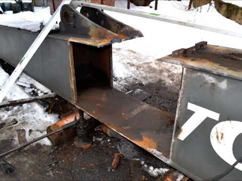 Embedded thumbnail for Ремонт металлоконструкции стрелы экскаватора VOLVO (без латок)
